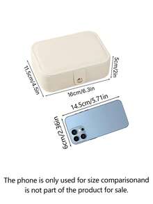 Caja de almacenamiento de joyas multifuncional para escritorio del hogar - Multicolor - Ver 3
