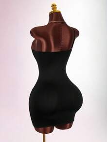 Amplova Mesh Patchwork Underwire One Shoulder Adjustable Strap Bodycon Bodycon Semi-Sheer Sexy Y2K Mini Dress For Women - Black - View 4