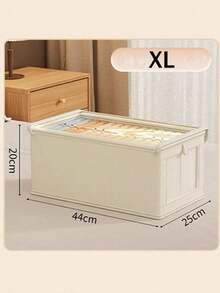 1pc Oxford Fabric Miscellaneous Clothing Storage Box, Dust-Proof Home Clothing Storage Box With Lid, Large Capacity Organizer Box. Suitable For Closet Storage, Storage And Organization. Convenient And Practical. - Multicolor - View 12