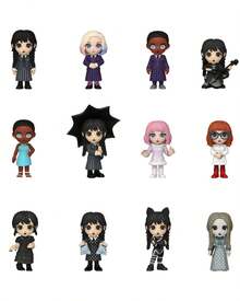 1pc Funko Mystery Minis Wednesday Vinyl Figure 1pc Random Style Collectible Character Mini Figure, Cute Desktop Display Ornament, TV Series Theme Decoration, Compact Figurine Collection - Multicolor - View 12