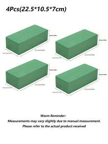 Dry & Wet Floral Foam Bricks, Suitable For Flower Arranging, Spring Flower Arranging And Crafting. Applicable For Flower Shop Flower Arranging, Living Room Decor, Party Decorations, For Wedding Accessories - Upgrade large - View 15