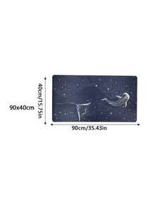 1pc Whale Shark Printed Desk Mat - Gaming Mouse Pad, Multipurpose Keyboard Pad, Durable Rubber Base, Starry Sky Design, Suitable For Office And Home, Perfect Gift For Family And Friends, Mouse Pad - Multicolor - View 11