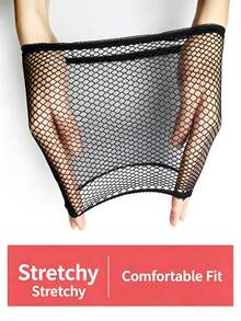 (5/50/30/100 Pieces).Elastic Mesh Wig Cap – Soft, Breathable, And Stretchy, Offering A Comfortable, Secure Fit While Gently Protecting Your Hair. Designed Specifically For Women - Black - View 3