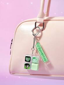 THE POWERPUFF GIRLS X Joivida 可愛卡通鋅合金吊飾，適用於鍵盤、包包、紀念品與收藏品，適合作為禮物，也適用於錢包與書包 - 彩色 - 查看 7