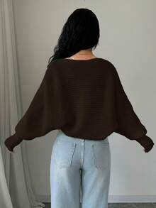 Flirla Short Versatile Casual Sleeveless Cardigan - Brown - View 2