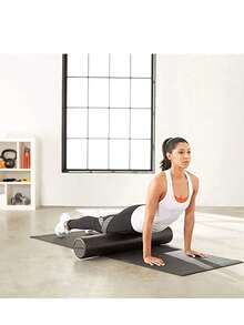 1 buah Roller Busa Halus EPP Hitam untuk Pijat Jaringan Dalam, Yoga, Pilates, Pijat Kaki - Poros busa padat - View 5