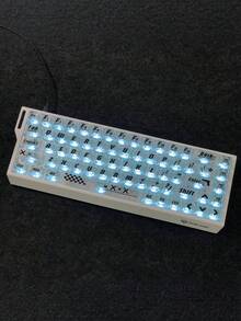 Printed Pattern Transparent Carbon Fiber Texture Keycaps, Clear Light Through Custom Mechanical Keyboard Replacement Keycaps, Only Keycaps, No Keyboard Included - View 5