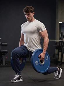 GymBeat Men Sports Pants - Biru - View 5