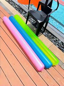Inflatable Pool Noodle, Swimming Float Stick For Adults, Water Floatation Aid For Swim Training & Pool Party Water Toys - Multicolor - View 2