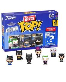 Funko Bitty Pop DC Batman Mini Vinyl Figure Display Set, The Joker Batgirl Batman Character Collection With Box And Loose Figure Shelf Decor - Multicolor - View 3