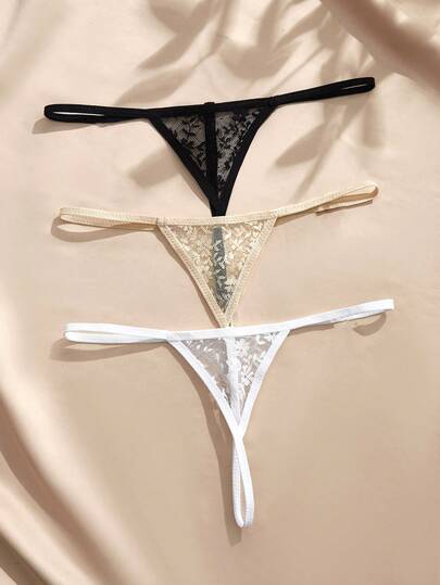 Spicy Aura Bragas sexy para mujer (3 piezas)