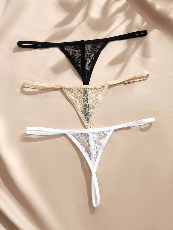 Spicy Aura Bragas sexy para mujer (3 piezas)