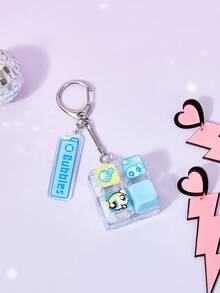 THE POWERPUFF GIRLS X Joivida 可愛卡通鋅合金吊飾，適用於鍵盤、包包、紀念品與收藏品，適合作為禮物，也適用於錢包與書包 - 彩色 - 查看 4