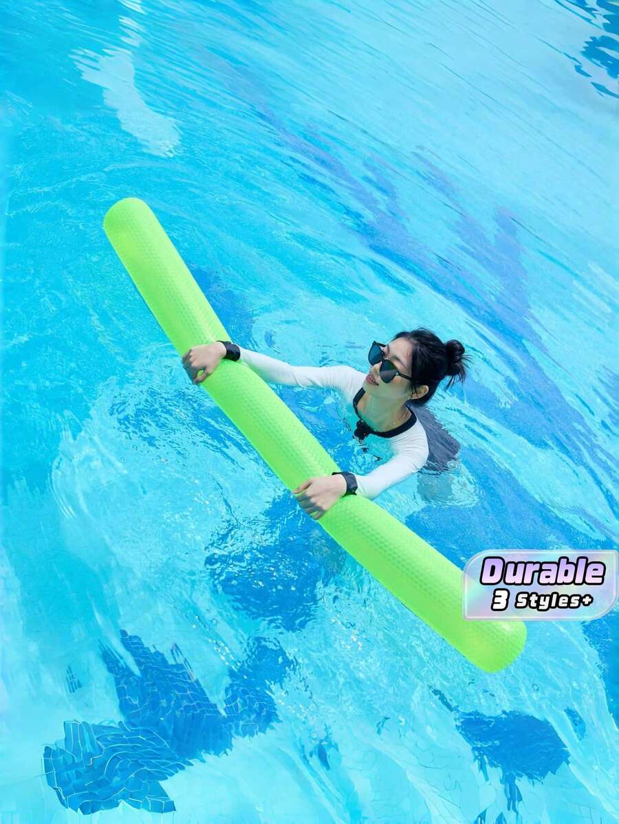 Inflatable Pool Noodle, Swimming Float Stick For Adults, Water Floatation Aid For Swim Training & Pool Party Water Toys - Multicolor - View 1