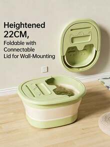 1PC Portable Foldable Deep Tub Foot Soak Basin With Massage Roller Balls Heat Retaining Lightweight Space Saving For Home Travel Fatigue Relief Revitalize Gift For Mom Mother Day - Multicolor - View 4