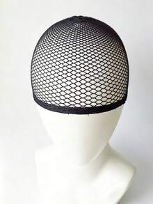 (5/50/30/100 Pieces).Elastic Mesh Wig Cap – Soft, Breathable, And Stretchy, Offering A Comfortable, Secure Fit While Gently Protecting Your Hair. Designed Specifically For Women - Black - View 6