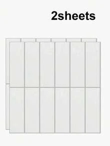 2/10 Self-Adhesive Wall Stickers, Waterproof And Heat-Resistant, Removable Panel, Suitable For Living Room, Kitchen Tailgate, Bathroom, Home Decoration, Kitchen Decoration - Multicolor - View 9