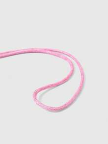 ROMWE Grunge Punk Tali Gantungan Mata Manik-Manik Buatan Tangan Warna Pink, Rumbai Bulu Mata Mutiara dan Berlian Imitasi untuk Tas, Liontin Kecil Dekoratif untuk Resleting Ransel Anak Perempuan. - bedak tabur - View 4