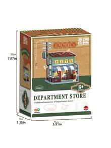 Set Balok Bangunan Pemandangan Jalanan Vintage Dewasa 18+, Mainan Konstruksi Modular Mewah, Permainan yang Memuaskan untuk Meredakan Stres dan Kecemasan, Model Balok Mini Mikro, Hadiah Ulang Tahun Sempurna untuknya, Aktivitas Pasangan Kreatif dan Permainan Puzzle - MultiWarna - View 6