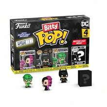 Funko Bitty Pop Batman Forever 4 Packs Mini Vinyl Figure Set, Two Face Batman The Riddler Mystery Figure Included, Collectible Shelf Display Ornament - Multicolor - View 6