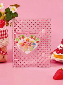 Strawberry Shortcake X POKOJA LAND Cartoon Acrylic Shaker Cute Student Loose Leaf Notebook Japanese Style - A7 - View 6
