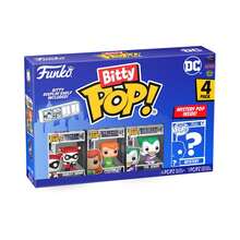 Funko Bitty Pop Batman Villains 4 Packs Mini Vinyl Figure Set, Harley Quinn Poison Ivy The Joker With Mystery Character, Collectible Shelf Decor - Multicolor - View 6