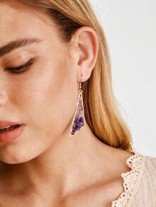 Nocturel Anting Menjuntai - Purple - View 3