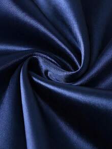 Franclia 女士优雅圆领珍珠装饰长袖T恤，适合通勤 - 寶藍色 - 查看 4