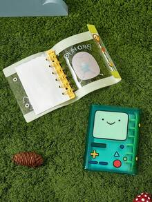 ADVENTURE TIME X POKOJA LAND Cartoon Print Transparent Coil Loose Leaf Binder - A7 - View 2