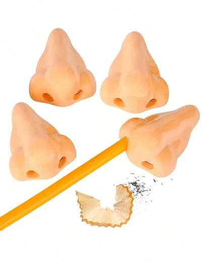 Fun Nose-Shaped Pencil Sharpener, Cool Novelty Unique Design Stationery, Funny School Supplies & Teacher Reward Gifts, Christmas Gift For Kids Teen Boys, Back To School Stationery For Classroom