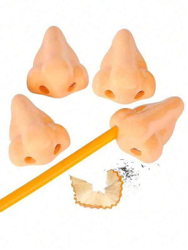 Fun Nose-Shaped Pencil Sharpener, Cool Novelty Unique Design Stationery, Funny School Supplies & Teacher Reward Gifts, Christmas Gift For Kids Teen Boys, Back To School Stationery For Classroom