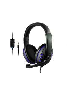Teckwe Wired Head-Mounted Gaming Headset With Noise-Cancelling Microphone, 3.5mm AUX Jack, Compatible With PC, Android Devices, Laptops & Tablets. - multicolor - View 9
