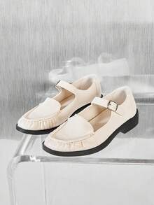 Solezae Women's Casual Commuting Versatile Shoes - Beige - View 6