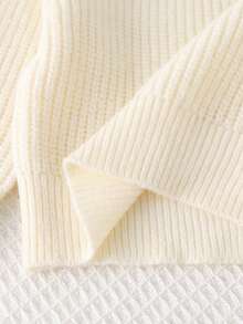 Souflis 男嬰舒適刺繡圓領長袖針織毛衣與拼色針織長褲套裝 - 彩色 - 查看 6