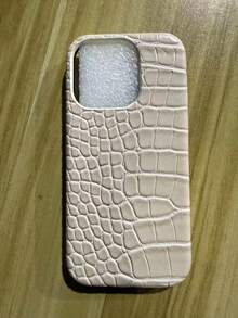 1 Buah Casing Kulit PU Tekstur Buaya Tahan Guncangan dan Jatuh Anti Gores Pas Ramping Kokoh Tahan Lama untuk iPhone 17/16 Pro Max 17/16 Pro Hadiah Mewah untuk Pria dan Wanita Berkualitas Tinggi - Putih - View 10