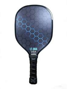Pickleball Paddles Set Of 2, Fiberglass Pickleball Rackets With 4 Pickleballs & Carry Bag, Lightweight Pickleball Equipment For Men Women, Beginners & All Levels Players - Multicolor - View 4