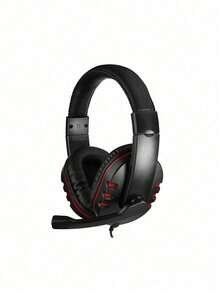 Teckwe Wired Head-Mounted Gaming Headset With Noise-Cancelling Microphone, 3.5mm AUX Jack, Compatible With PC, Android Devices, Laptops & Tablets. - multicolor - View 12