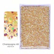 YONGNING 10000pcs Mixed Size 5mm AB Effect Resin Flatback Rhinestones Kit, Multicolor Faceted Crystals For Nail Art, Garment DIY Decoration, Phone Case, Shoes, Card Making, Home Craft Supplies - 5mm 10000pcs - View 14