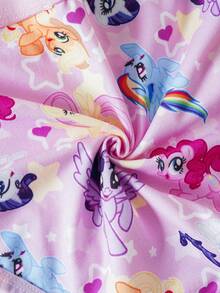 My Little Pony X SHEIN 3件組女款可愛小馬圖案三角內褲 - 彩色 - 查看 7