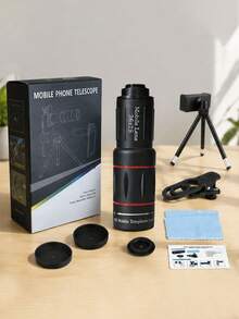 Mobile Phone Telescope 28/36/64 Times High-Definition Zoom Lens, Concert Travel Bird Watching And Moon Viewing Artifact, Portable External Telephoto Camera, A Must-Have For Recording Beautiful Moments - Multicolor - View 2