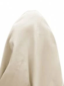 SHEIN Holidaya 女士复古V领短袖上衣和短裤两件套 - 彩色 - 查看 6