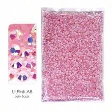 YONGNING 10000pcs Mixed Size 5mm AB Effect Resin Flatback Rhinestones Kit, Multicolor Faceted Crystals For Nail Art, Garment DIY Decoration, Phone Case, Shoes, Card Making, Home Craft Supplies - 5mm 10000pcs - View 12
