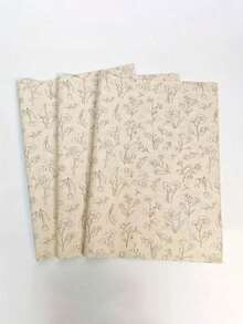 40/50/80pcs Floral Pattern Tissue Paper, Suitable For DIY Crafts, Party Gifts, Bouquet Wrapping, Clothing Packaging And Birthday Gift Decoration - Flowers - View 4