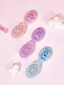 Care Bears 2-합-1 접이식 거울 빗 - 멀티컬러 - 보기 3