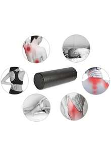 1 buah Roller Busa Halus EPP Hitam untuk Pijat Jaringan Dalam, Yoga, Pilates, Pijat Kaki - Poros busa padat - View 4