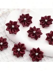 50pcs Handmade Embellished Flower DIY Clothing Accessories - Multicolor - View 22
