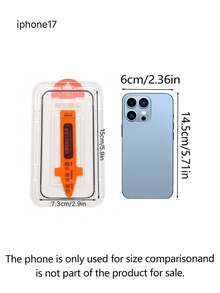 Dust Free Installation Tempered Glass Screen Protector For IPhone, Auto Dust Extraction One-Step Bubble-Free Full Screen Protective Film - 2pcs - View 3