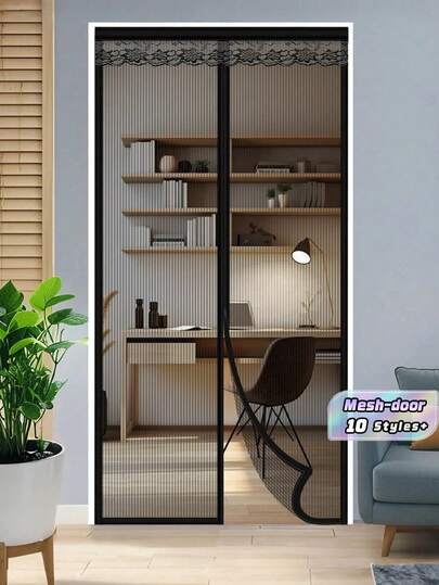 1-Pack Magnetic Screen Door, Auto-Close Heavy-Duty Hands-Free Mesh, Keeps Bugs Out & Lets Fresh Air In, Pet-Friendly For Home, Patio, Balcony, Backyard, Summer Must-Have For Indoor & Outdoor Use