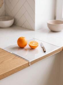 Haus Hana Transparent Acrylic Cutting Board, Rolling Pin, Anti-Slip Antibacterial Chopping Board, Mold-Resistant Cutting Board, Lightweight And Easy To Store For Cutting Fruits, Protects Kitchen Countertops From Scratches - View 3