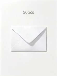 100/50/10pcs White Woodgrain Letter Window Envelopes, DIY Craft Gift Packaging Bags, Wedding Invitation Card Covers, Cash Envelopes, Stationery, Office Envelopes, Wedding Envelopes - White - View 8